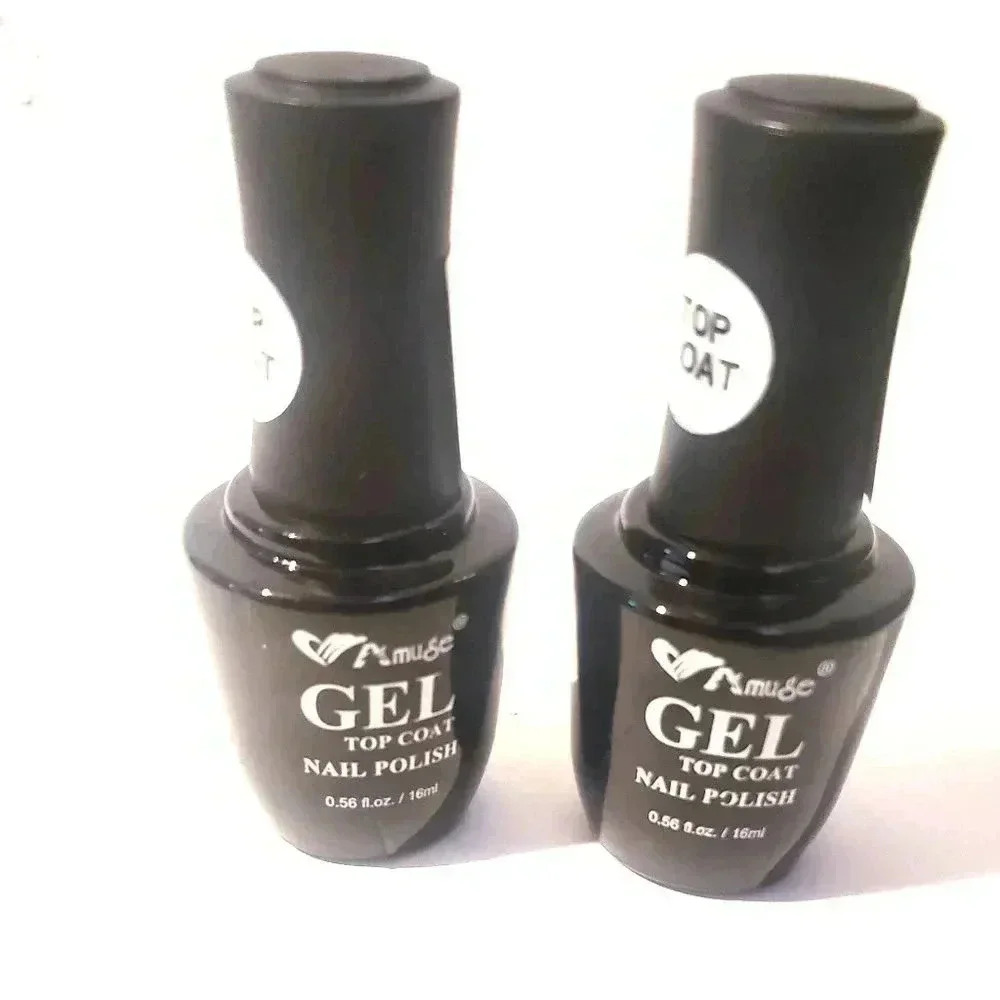 Amuse Top Coat Gel Nail Polish Set of 2